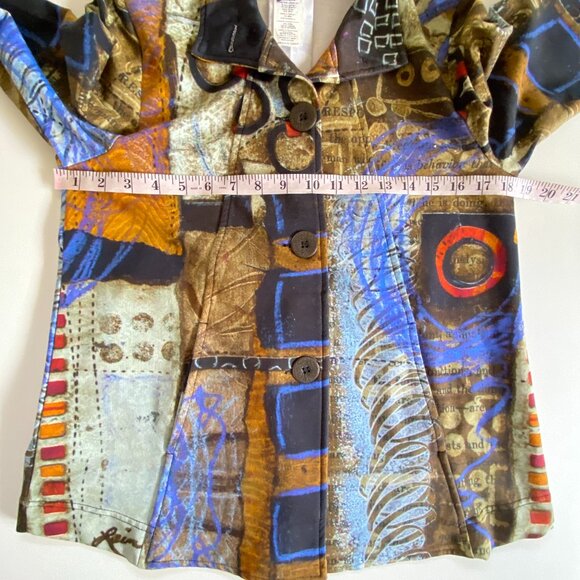 Simply Art Dolcezza Over Sized Fall 3/4 Sleeve Jacket XS - Picture 11 of 14